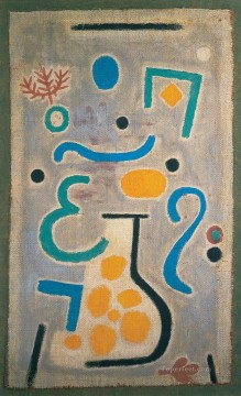Paul Klee Painting - The vase Paul Klee
